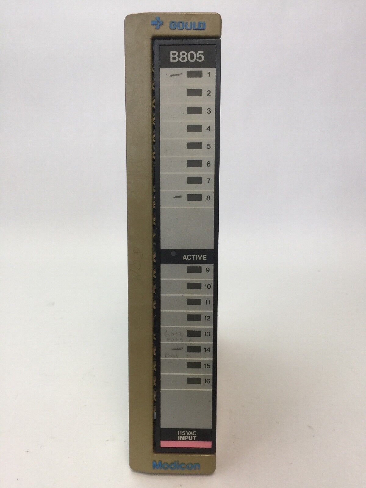 GOULD MODICON SCHNEIDER AS-B805-016 INPUT MODULE 115VAC