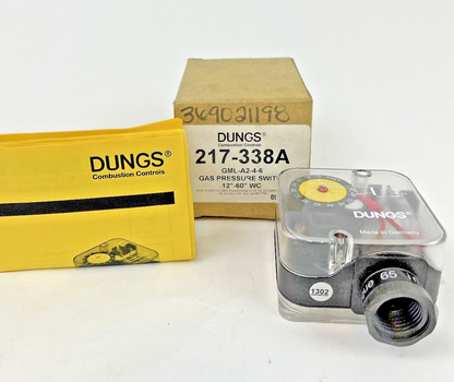 DUNGS - 217-338A - GAS PRESSURE SWITCH - A2-4-6 - NOW MODEL 266943