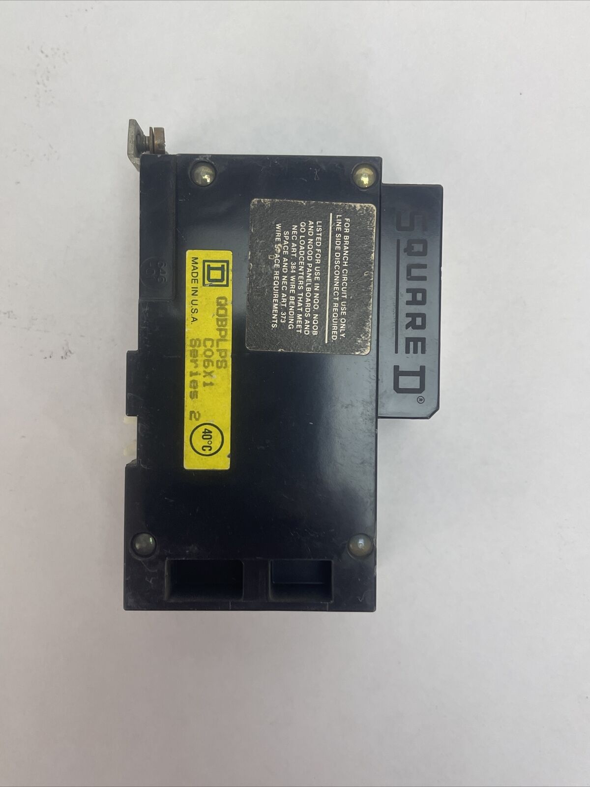 SQUARE D QOBPLPS POWER LINK POWER SUPPLY INPUT 208-240VAC OUTPUT 24VDC 4AMP