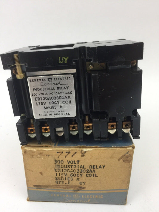 GE 120A03302AA 300V INDUSTRIAL RELAY COIL 115V 60CY