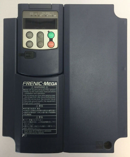 FUJI FRN7.5G1S-2J FRENIC-MEGA DRIVE OUTPUT 3PH 200-240V 0.1-120HZ 16kVA 46.2A