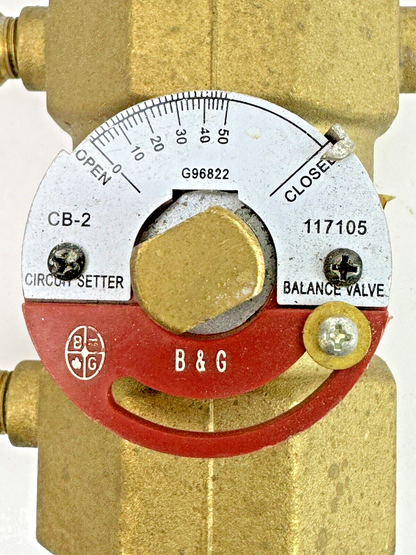 B&G / BELL & GOSSETT - 117105 - CB-2 CIRCUIT SETTER BALANCE VALVE, 2" (NPT)