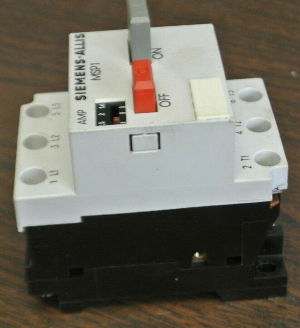 SIEMENS-ALLIS MSP10GA11 MANUAL STARTER PROTECTOR / 1.6-2.5A  / NEW SURPLUS