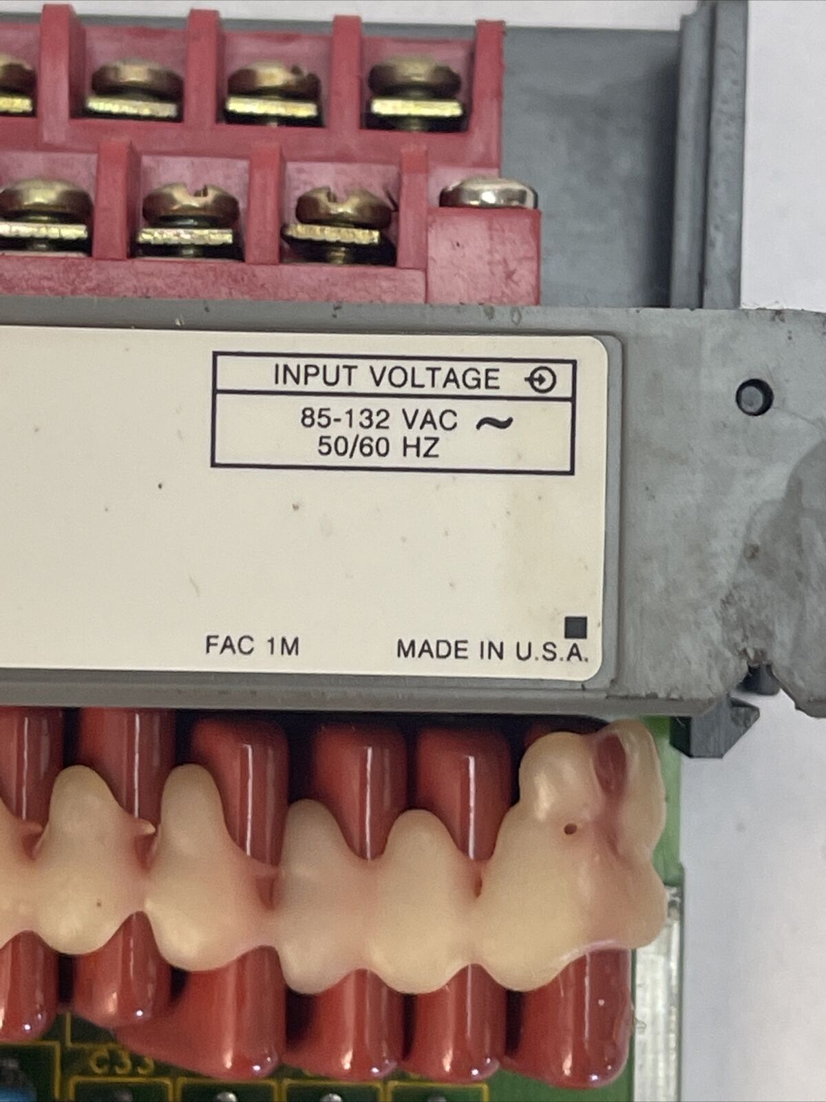 ALLEN BRADLEY 1746-IA16 INPUT MODULE SER B INPUT VOLTAGE 85-132VAC