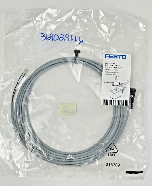 FESTO - NEBV-Z4WAS2L-R-E-2.5-N-LE2-S1 - CONNECTING CABLE - 8047679