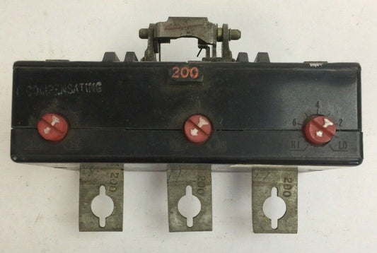 WESTINGHOUSE HKA3200TA TRIP UNIT 200AMP 3POLE INST TRIP 1000-2000A 459D987G23