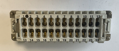 T&B MS224B 24PIN MALE TERMINAL PLUG 16A 600VAC  ***LOTOF2***