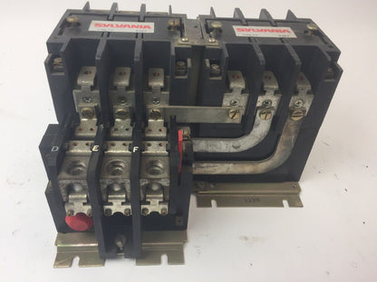 SYLVANIA J034 SIZE 4 STARTER 600VAC 135A TYPE TM