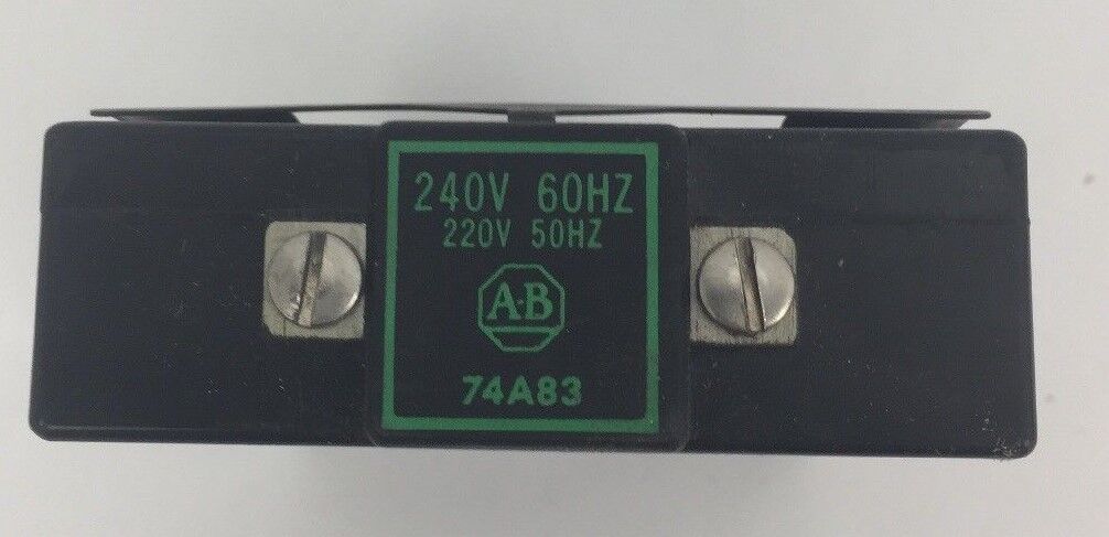 ALLEN BRADLEY 74A83 COIL 240V 60HZ 220V 50HZ SIZE 4 2-3 POLES ONLY