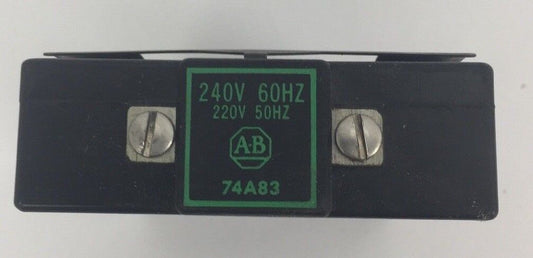 ALLEN BRADLEY 74A83 COIL 240V 60HZ 220V 50HZ SIZE 4 2-3 POLES ONLY