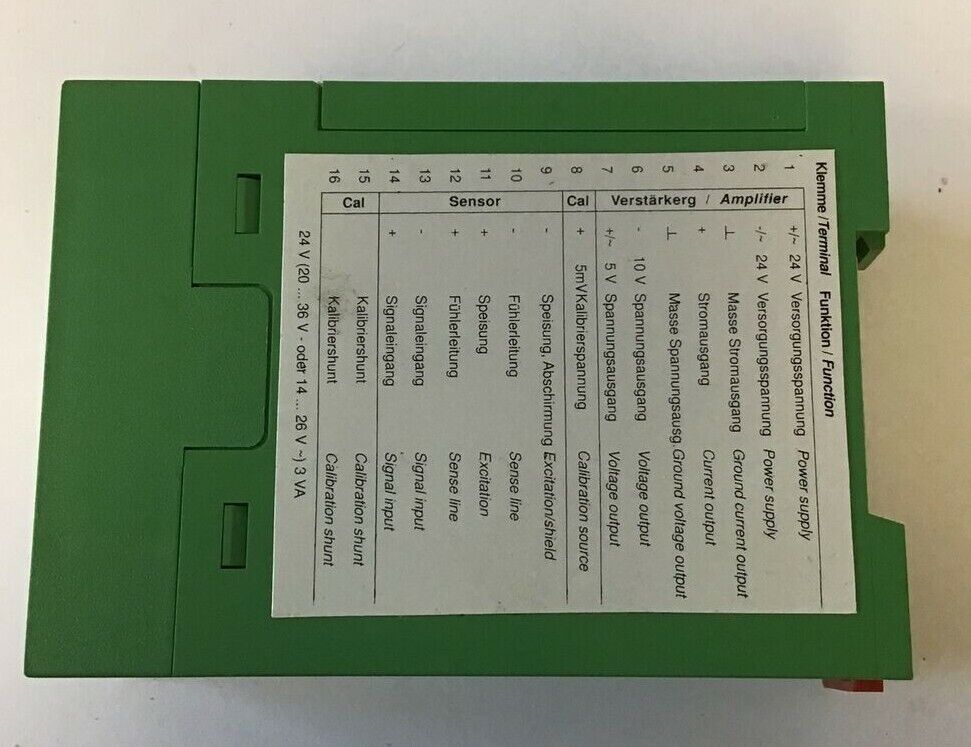 BURSTER TYPE 9243 AMPLIFIER MODULE VERSTARKERMODUL