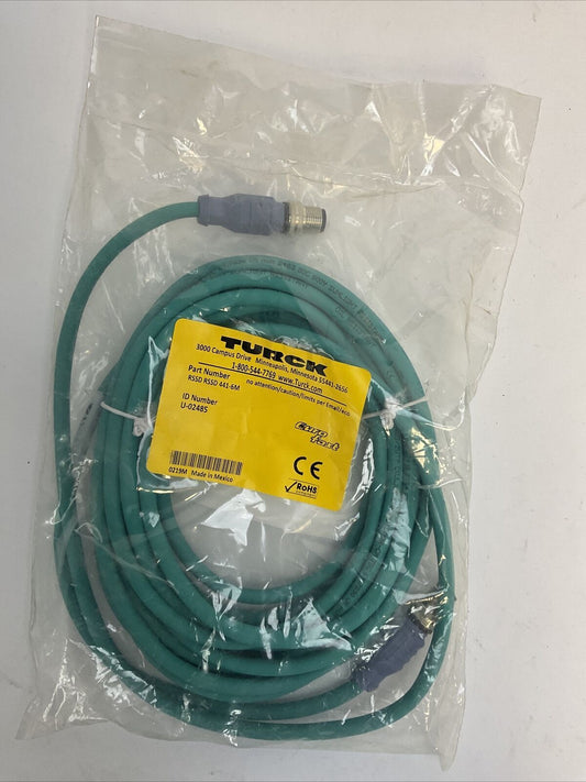 TURCK RSSD RSSD 441-6M CORDSET ETHERNET EXTENSION CABLE 6 METERS