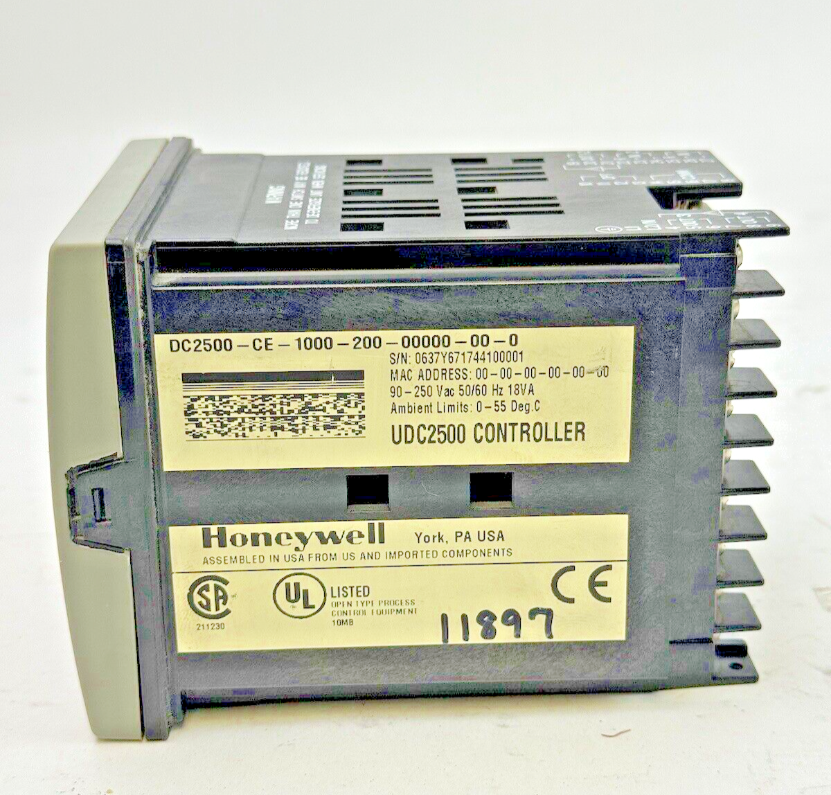 HONEYWELL - DC2500-CE-1000-200-00000-00-0 - UDC2500 MINI-PRO TEMP. CONTROLLER