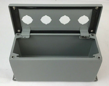 WIEGMAN PBXD-4 4 HOLE ENCLOSURE PBXD4 TYPE 12 & 13 ENCLOSURE