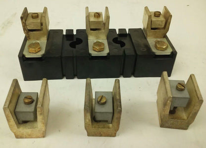 ALLEN BRADLEY 1491-N333 FUSE BLOCK,61-100A, 250- 600V, 3P, W/ X-410710, PARTS