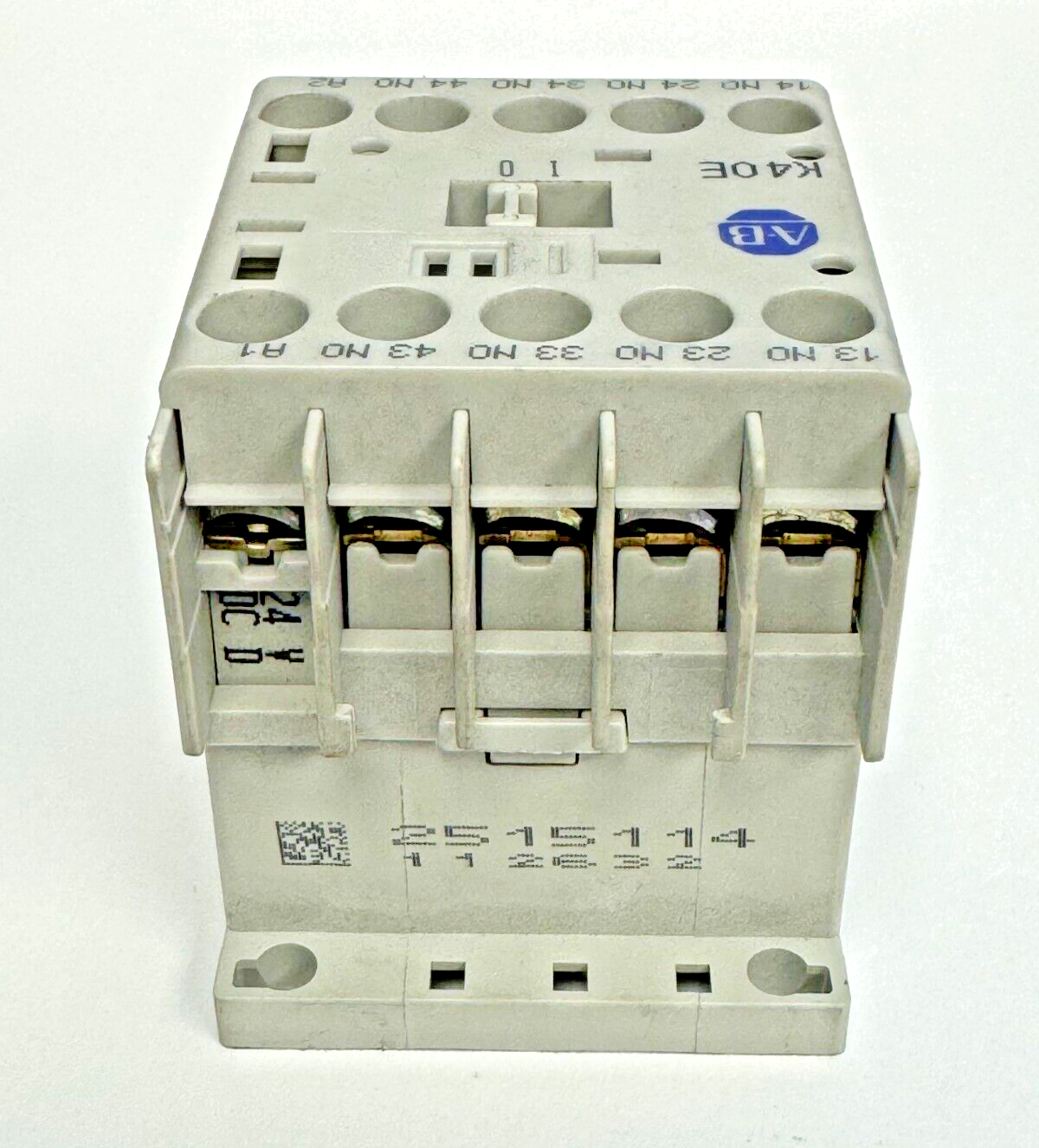 ALLEN-BRADLEY - 700-K40E-* SER. B - CONTROL RELAY - 600 VAC, 10 A, 24 VDC COIL