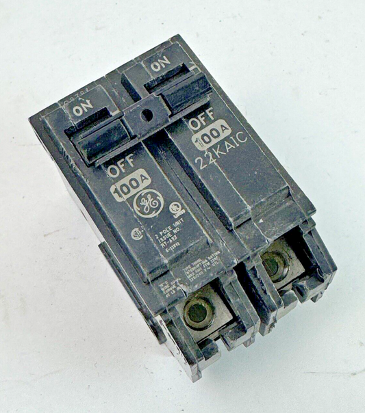 GE - THQL2100 - COMMON TRIP CIRCUIT BREAKER - 2 POLE, 100 A, 240 VAC