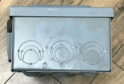 SQUARE D HU361 SAFETY SWITCH SER.F05 30A  TYPE1 ENCLOSURE NON FUSIBLE 600VAC/VDC