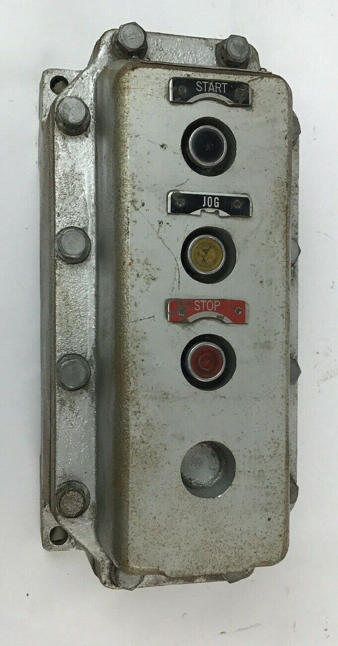 WESTINGHOUSE TYPE HDCEA PUSHBUTTON STATION 8E 3179 CLASS 15-010 600VOLTS