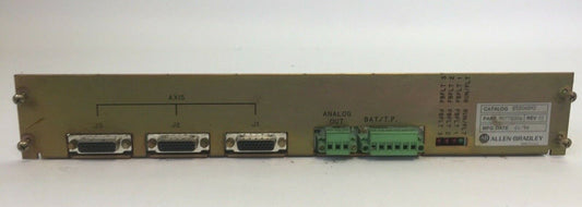 ALLEN BRADLEY 8520ASM3 SERVO MODULE ANALOG REV 01 90778306