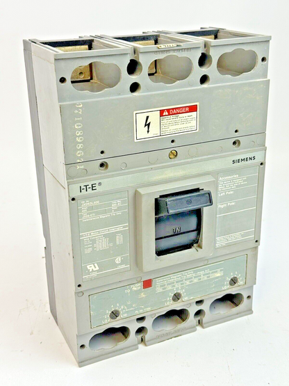 ITE / SIEMENS - JXD63L400 - MAGNETIC TRIP CIRCUIT BREAKER - 400 A/3 POLE/600 VAC