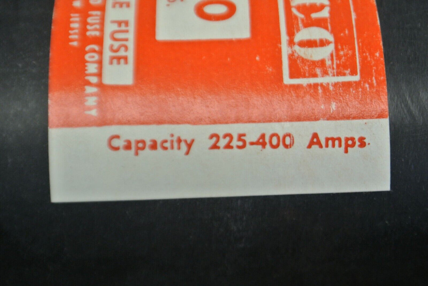 CEFCO REN400 RENEWABLE FUSE / 400A / 600V / NEW SURPLUS / CAPACITY 250-400 AMPS