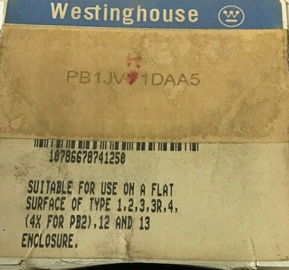 WESTINGHOUSE PB1JVY1DAA5 SELECTOR SWITCH W/PB1A MOD.B