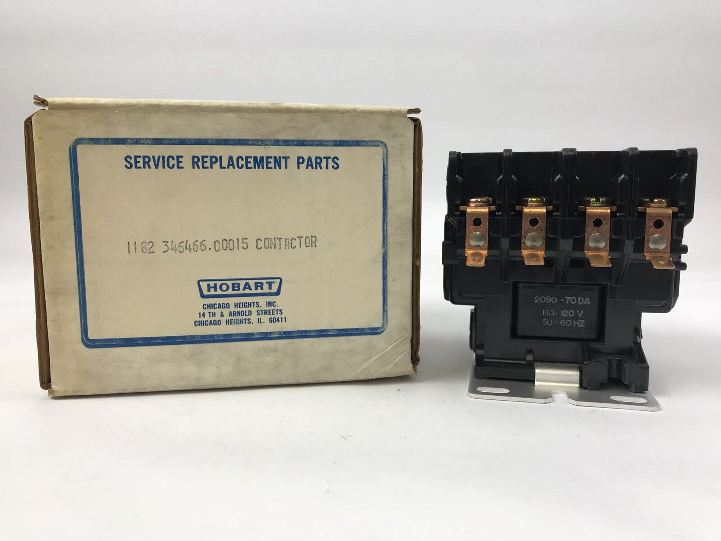 Gould 2200 EB440AA Contactor 50 A Res/Pole 600 Volts Max. AC (346466-00015)
