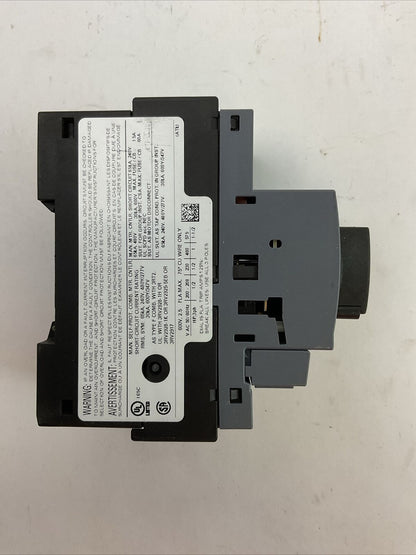 SIEMENS 3RV2021-1CA10 CIRCUIT BREAKER 1.8-2.5A