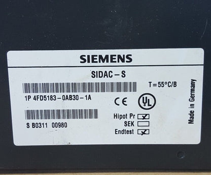 Siemens SIDAC-S 4FD5183-0AB30-1A 30V DC 2,3A