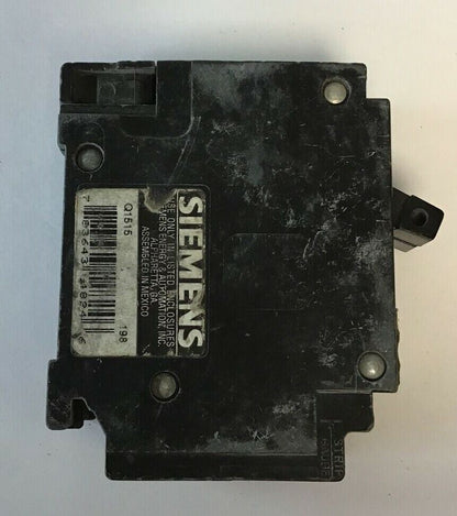 SIEMENS Q1515 CIRCUIT BREAKER 15A 120/240VAC