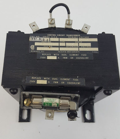 Allen-Bradley 1497-N19 Series A 500 K.V.A. Control Circuit Transformer 120V 50H