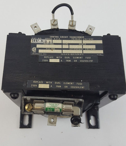 Allen-Bradley 1497-N19 Series A 500 K.V.A. Control Circuit Transformer 120V 50H