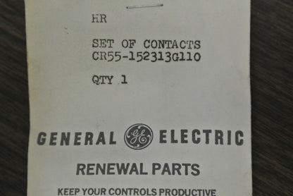 GENERAL ELECTRIC CR55-152313G110 CONTACT KIT / SET / NEW SURPLUS / 55-152313G110