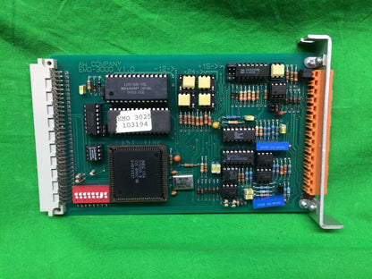 AW COMPANY CONTROL BOARD EMO-3000 V1.0 W/RACK AND POWER SUPPLY