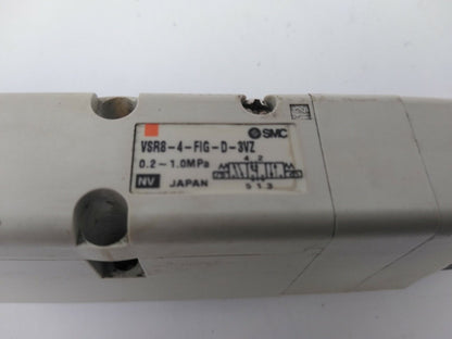 SMC VSR8-4-FIG-D-3VZ SOLENOID VALVE 0.2-1.0MPa