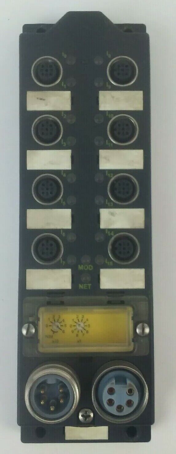 TURCK FDNL-1600-T BUS STOP DN F/W VER. 6.002 16 IN STATION 11-26VDC 3-4 WIRE PNP