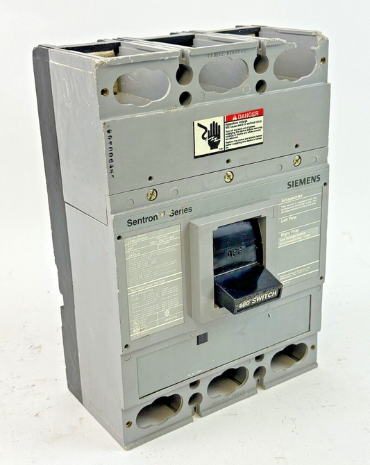 SIEMENS - JXD62S400A - SWITCH W/ A01JLDLV LOW VOLT AUX SWITCH 2 POLE/400A/600VAC