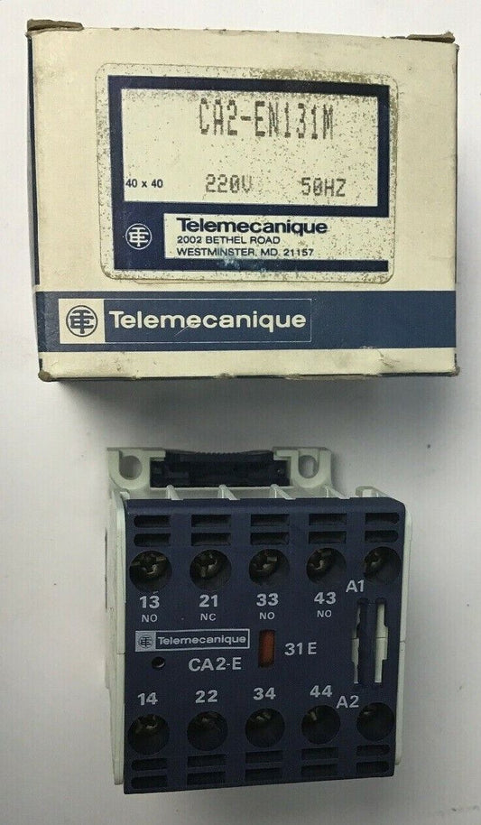 TELEMECANIQUE CA2-EN131M CONTROL RELAY 220V 50HZ