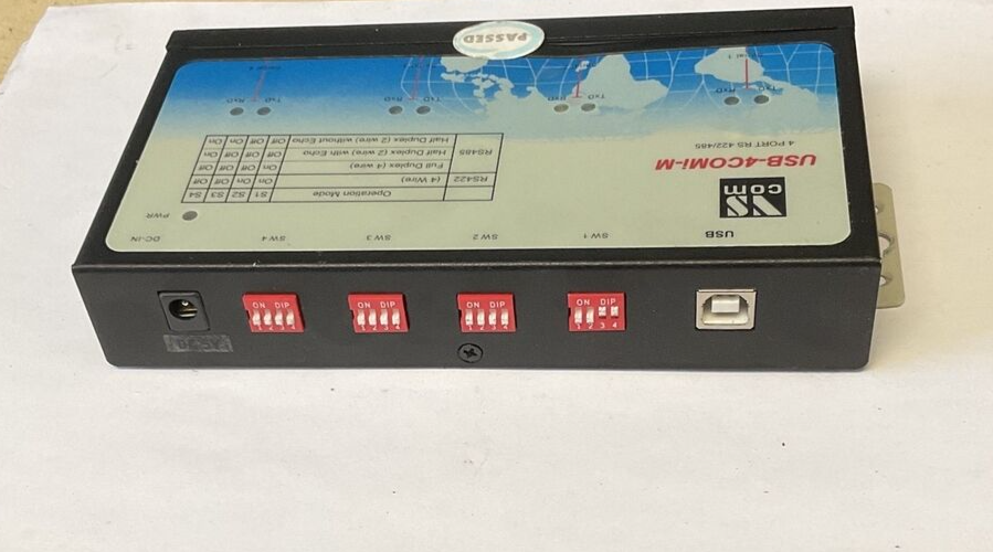VS COM USB-4COMI-M CONNECTOR DB9-MALE 5VDC 1.6 4 PORT RS 422/285