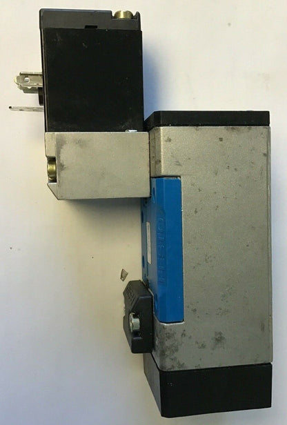FESTO MVH-5/2-D-1-FR-C SOLENIOD VALVE W/FESTO MSV-3 20,4-26,4VDC 2,5W