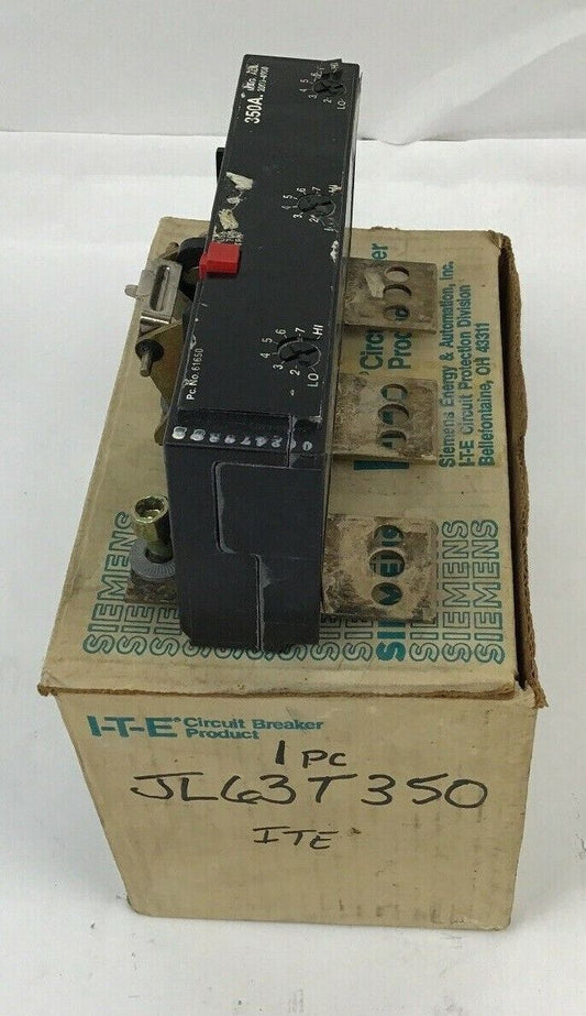 ITE CIRCUIT BREAKER TRIP UNIT JL63T350 350A 3POLE