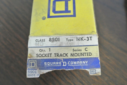 SQUARE D NK-3T - Series C - TRACK-MOUNTED SOCKET - NEW SURPLUS