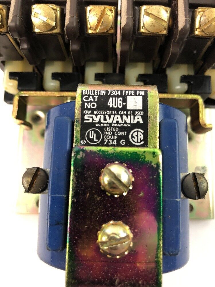SYLVANIA  BULLETIN 7304 TYPE PM D.C. RELAY 4U6