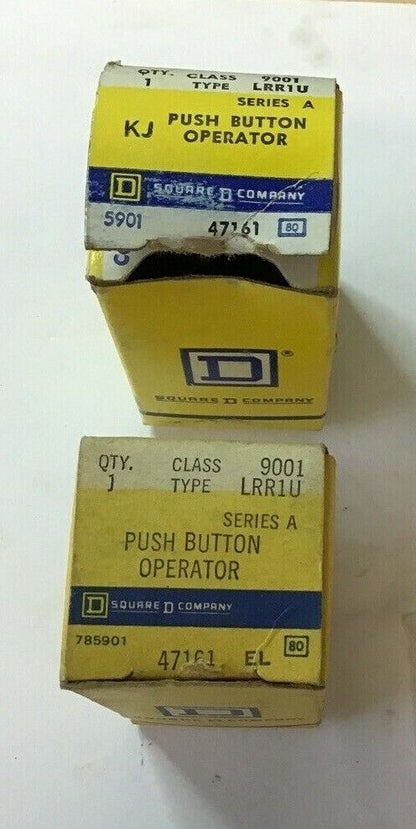 SQUARE D 9001 LRR1U PUSH BUTTON OPERATOR SER. A ***LOTOF2***