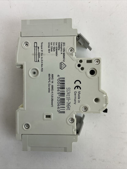 SIEMENS 5SJ4 118-7HG41 MINITURE CIRCUIT BREAKER 15AMP 240VAC 1POLE