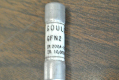 LOT of 8 / GOULD GFN2 TIME-DELAY FUSES / 2A / 250VAC / NEW SURPLUS / GFN 2