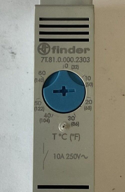 FINDER THERMOSTAT 7T.81.0.000.2303 10A-250VAC ***LOTOF2***