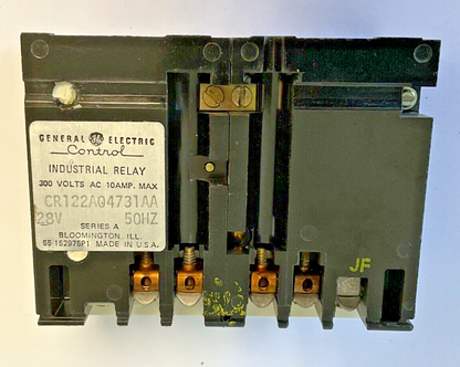 GENERAL ELECTRIC CR122A04731AA INDUSTRIAL RELAY 50HZ 300VAC 10A