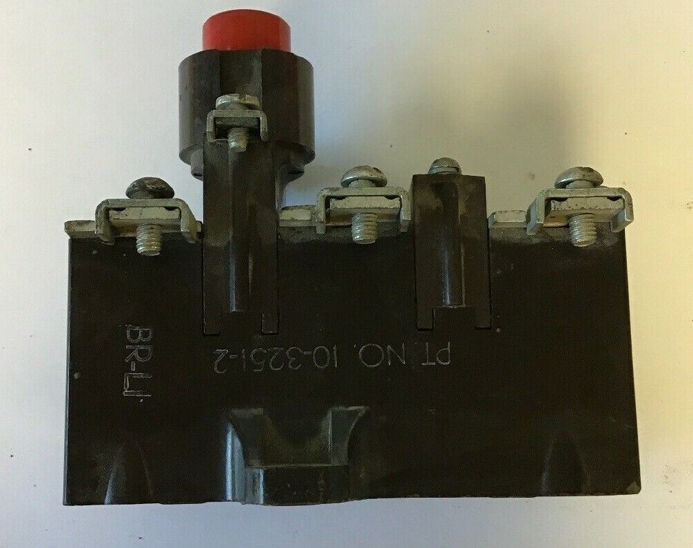 CUTLER HAMMER 10176H71G/10-3251-2 OVERLOAD PUSHBUTTON RELAY RESET 600V